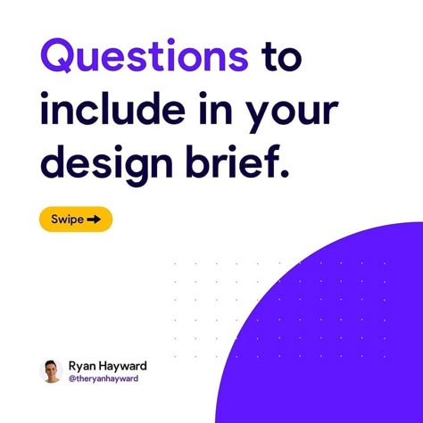 Ux Design Learning, Question Design, Learn Ux Design, Design Learning, Instagram Content Ideas, Presentation Design Layout, Design Brief, Social Media Advertising Design, Asking The Right Questions