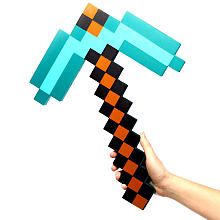 Minecraft Foam Diamond Pickaxe Minecraft Diamond Pickaxe, Diamond Pickaxe, Minecraft Birthday Card, Minecraft Diamond, Minecraft Merchandise, Minecraft Gifts, Minecraft Printables, Minecraft Toys, All Minecraft