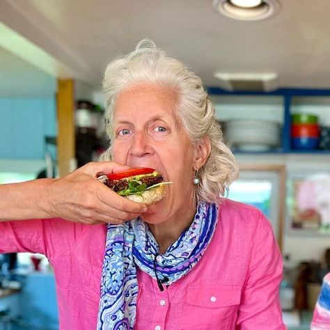 Jane Esselstyn on Instagram: "Check out our “Woman Warrior Burger” on our YouTube channel: “Plant-Based with Jane and Ann Esselstyn”! 🍔🥬🦸 It’s always a hit at our house!👊 How do you enjoy your burgers?😋 Thank you @wadethevideoguy 📸! - - - #JaneEsselstyn #CookWithJane #Plantbased #PlantStrong #HeartHealthy #EatMoreGreens #PreventAndReverseHeartDisease #SOSFree #WFPBNO #ThePreventAndReverseHeartDiseaseCookbook #HealthEducator #ripesselstyn #esselstyn #annesselstyn #anncrileesselstyn #wfpb #cooking #youtube #vegancooking #veganrecipes #plantstrong #plantstrongcooking #plantstrongrecipes #wfpbrecipes #veggieburger #veganburger #burger" Plant Based Woman Warrior, Jane Esselstyn, Rip Esselstyn, Wfpb Recipes, Woman Warrior, Vegan Burger, Plant Strong, August 8, Veggie Burger