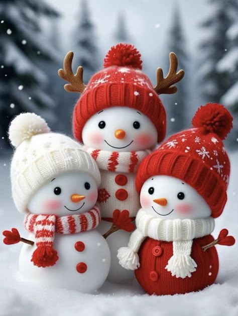 Snowmen Activities, Snowman Images, Merry Christmas Wallpaper, Merry Christmas Pictures, Xmas Wallpaper, Christmas Scenery, Karakter Disney, Snow People, Cute Christmas Wallpaper