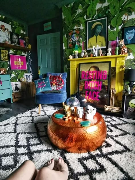 Maximalist Rooms, Maximalism Decor, Maximalist Interior Design, Coffee Table Large, Eclectic Maximalism, Maximalist Interior, Maximalist Home, Table Large, Colourful Living Room