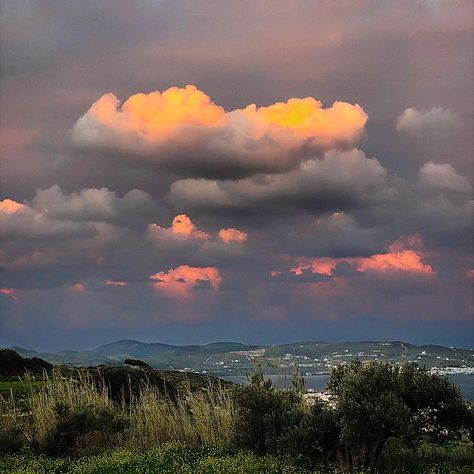 THE AEGEAN CENTER | Art school on Instagram: “Colored clouds at dawn. Yesterday a thunderstorm brought drama and rain to the island. Spring workshops are your chance to see the…” Green Girl, Art School, Drama, Bring It On, Green, On Instagram, Color, Instagram, Art