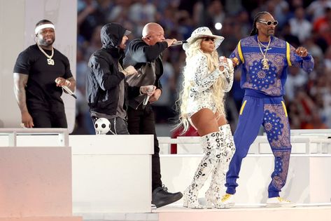 Watch the 2022 Super Bowl Halftime Show Performance Super Bowl Outfit, Super Bowl Halftime Show, Super Bowl Halftime, Gil Scott Heron, Sparkle Outfit, Leopard Print Outfits, Mary J Blige, Halftime Show, Colin Kaepernick