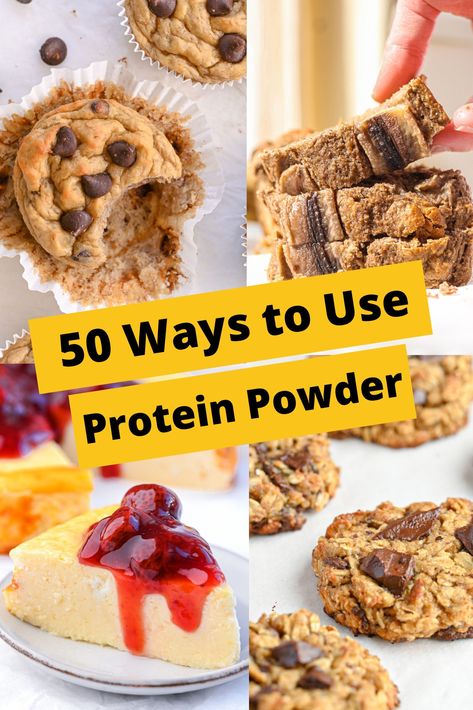 Ways To Use Protein Powder, Baking Replacements, Protein Powder Cookies, Pose Men, Protein Powder Pancakes, Baking With Protein Powder, Unflavored Protein Powder, Protein Donuts, Protein Baking