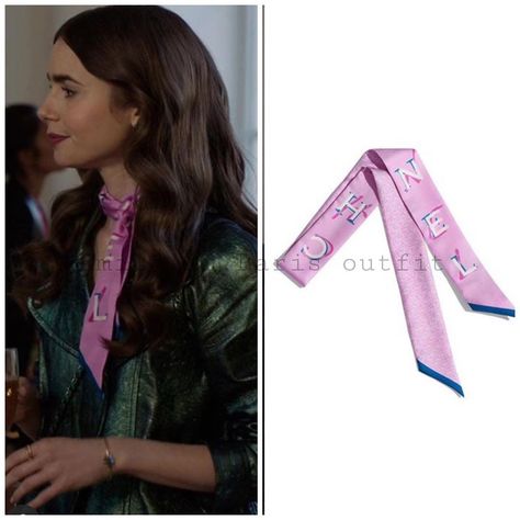 Emilyinparis Outfits, Silk Twill Scarf, Scarf Outfit, Paris Outfits, Emily In Paris, Lily Collins, Silk Twill, Everyday Style, Everyday Fashion