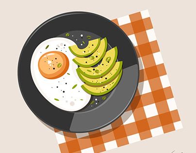 Breakfast Ideas Drawing, Breakfast Table Illustration, Food Illusion, Clip Music, Book Food, Aesthetic Bible, Illustration Art Design, Graphic Design Illustration Adobe Illustrator, Flat Design Illustration