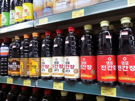 Korean Soy Sauce, Asian Candy, Korean Cooking, Grape Salad, Cooking Sauces, Korean Dishes, The Only Exception, Cheese Salad, Oyster Sauce