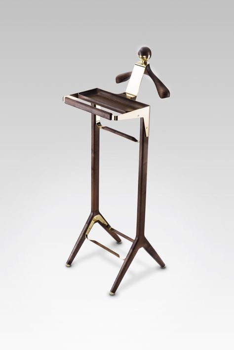 honorific_london_gentlemans valet_stand Mens Valet Stand, Clothes Valet, Mens Valet, Valet Stand, Clothes Stand, Luxury Furniture Brands, Coat Stands, Ironing Board, Stand Design