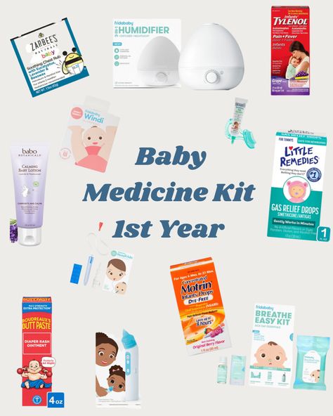 It’s best to be prepared for anything when you’re about to bring a little one into the world 🌎 Baby Medicine Kit, Baby Medicine, Medicine Kit, Chest Rub, Baby Nursery Organization, Gas Relief, Natural Newborn, Soothing Baby, Soothing Gel