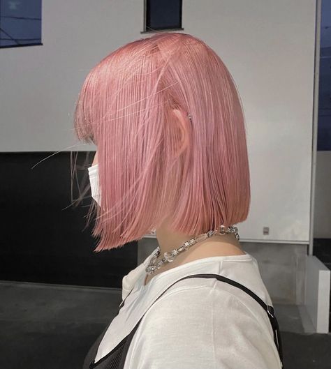 Soft Lavender Hair Color, Purple Roots Blonde Hair, Pastel Pink Hair Aesthetic, Pastel Red Hair, Short Pink Hair With Bangs, Soft Pink Hair Color, Platinum Pink Hair, Baby Pink Hair Color, Lavender Pink Hair