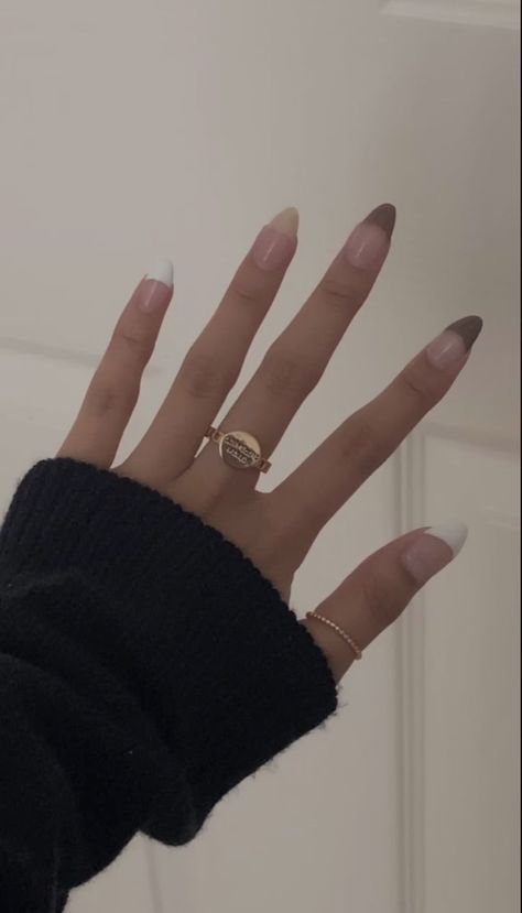 Girly Makeup, Minimal Nails, Art Of Beauty, Nail Ring, Gel Polish Colors, Glam Nails, Nails Desing, Brown Nails, Fire Nails