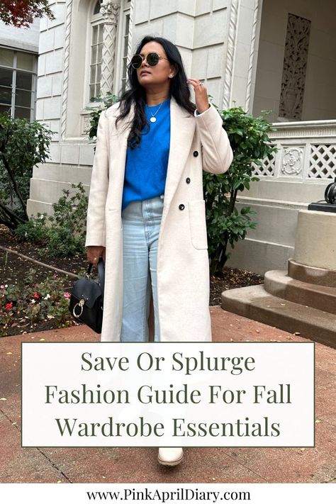 Curate your perfect fall capsule wardrobe with my latest save or splurge clothes guide. From saving on jeans for fall to splurging on boots for fall, this save vs splurge fashion guide for fall reveals with fall wardrobe essentials are worth the investment and where to save without sacrificing style. Click the link to read more today! Save Vs Splurge, Clothes Guide, Save Or Splurge, Fall Wardrobe Essentials, Effortlessly Chic Outfits, Fashion Guide, Fall Capsule Wardrobe, Crop Top Outfits, Fashion Fall