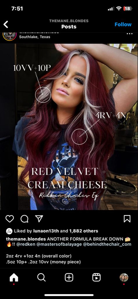 Purple Burgundy Hair, Eggplant Colored Hair, Plum Burgundy Hair, Plum Red Hair, Burgundy Hair With Highlights, Wine Red Hair Color, Cherry Cola Hair Color, Dark Burgundy Hair, Vibrant Red Hair