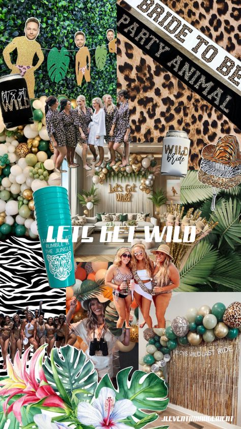 #letsgetwild #bacheloretteparty #jungle #junglebachelorette #letsgetwildbachelorette #jungletheme #jungleparty #bacheloretteideas #bachelorettepartyideas #letsgetwildideas #cheetahprint #cheetah #zebraprint #zebra #jungleplants #palms #junglevibes #cheetahprint #zebraprint #animal #animaldressup #animalhalloween #cheetahhalloween #halloween Rumble In The Jungle Bachelorette Party, Bachelorette Party Animal Print, Jungle Theme Bachelorette Party, Safari Bachelorette Party, Jungle Bachelorette Party, Animal Print Bachelorette Party, Last Rumble In The Jungle, Hens Night Theme, Bach Idea