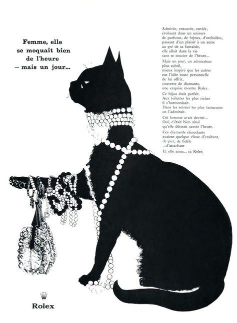 A Black Cat, A Cat, A Black, Rolex, Black Cat, Black And White, White, Black