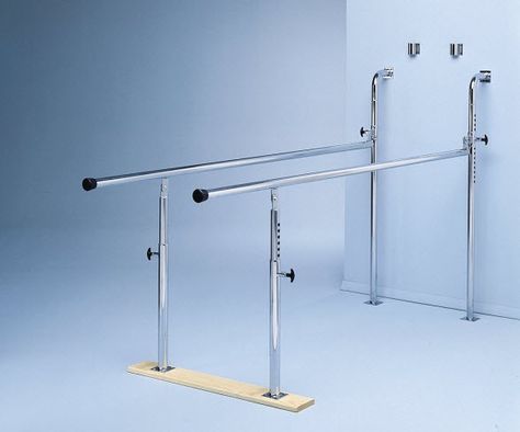 Wall Mounted Folding Parallel Bars Parallel Bar, Accessible House, Independent Living, Clinic Design, Medical Laboratory, Bar Height, Floor Space, Towel Rack, Height Adjustable