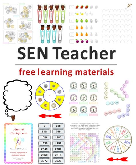 SEN Teacher has printables, specialist links, software downloads and search tools for all types and levels of special and remedial education.  (All FREE!). Pinned by: Lauren R. Sen Workstation Activities, Sen Activities Special Education, Sen Teaching, Sen Resources, Science Printables, Tracing Sheets, Homeschooling Resources, Card Printer, Special Educational Needs