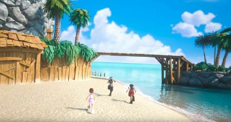 DESTINY ISLANDS LOOKS BEAUTIFUL 😍😍 Destiny Islands, Kingdom Hearts Worlds, Disney Worlds, Handheld Console, Cloud And Tifa, Light And Darkness, D Gray Man, Movie Trailer, Fullmetal Alchemist