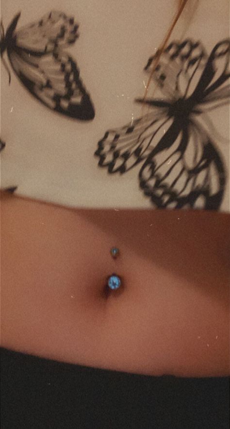 Teal Belly Button Piercing, Light Blue Belly Button Piercing, Colored Belly Button Piercing, Turquoise Belly Button Piercing, Colorful Belly Button Piercing, Belly Button Piercing Colors, Belly Button Per Icing, Blue Belly Piercing, Blue Belly Button Piercing