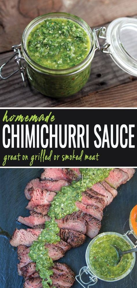 Basil Chimichurri Sauce, Basil Chimichurri, Fresh Basil Recipes, Steak Sauce Recipes, Chimichurri Sauce Recipe, Chimichurri Recipe, Basil Recipes, Diner Recept, Chimichurri Sauce