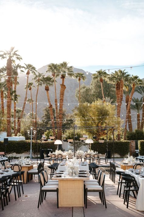 Complete Wedding Planning Checklist, Palm Springs Wedding Venues, Spring Scenery, Palm Wedding, Plan A Wedding, White Light Fixture, Eclectic Wedding, Palm Spring, Spring Outdoor