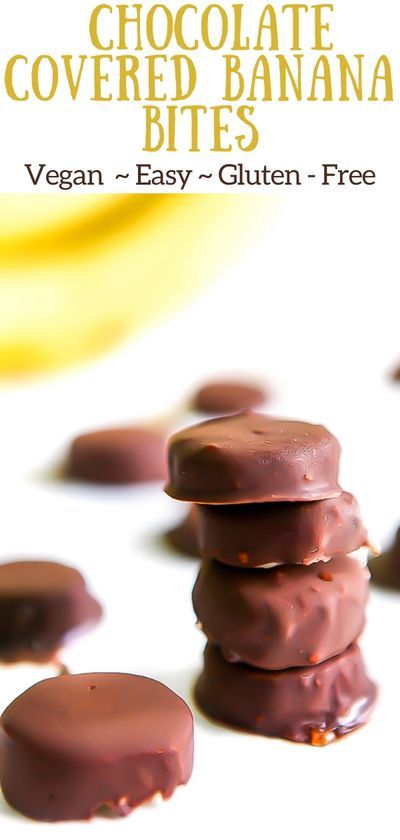 Chocolate Covered Banana Bites, Chocolate Covered Bananas Frozen, Easy Healthy Dessert, Vegan Banana Bread Recipe, Chocolate Covered Bananas, Channel Ideas, Frozen Banana Bites, Frozen Bananas, Banana Bites