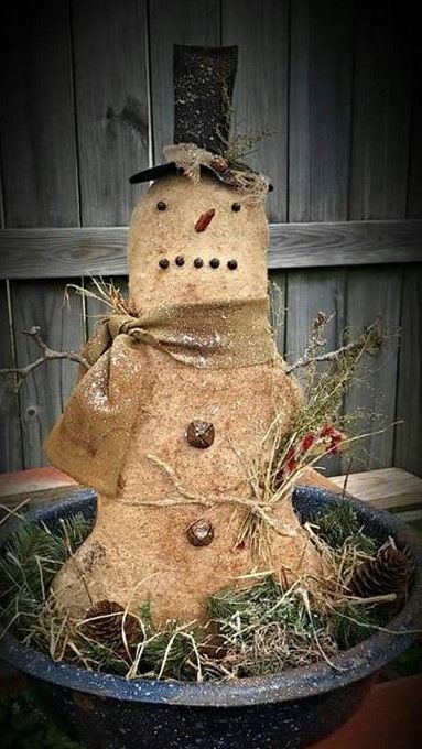 I offer a wide selection of Primitive grungy E-patterns as well as printed patterns Primitive Snowmen Patterns, Prim Snowman, Simple Snowman, Snowman Patterns, Diy Schneemann, Winter Patterns, Whimsical Snowman, Old Baskets, Snowman Pattern