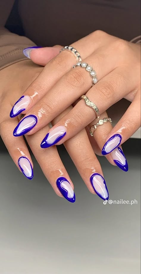 Nail Nail Designs, Acrylic Nails Ideas, Summer Nails Art, Nail Art Inspo, Abstract Nail, Minimal Nails Art, Nails Art Ideas, Purple Acrylic Nails, Punk Nails