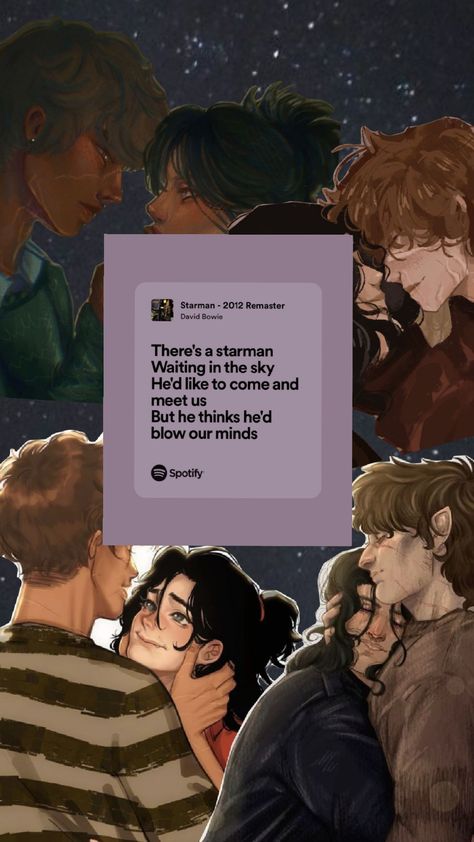 #wolfstar #marauders #remuslupin #siriusblack #starman #davidbowie Sapphic Wolfstar, Remus Lupin, Sirius Black, The Marauders, David Bowie, Hogwarts, Harry Potter, Pins, Quick Saves