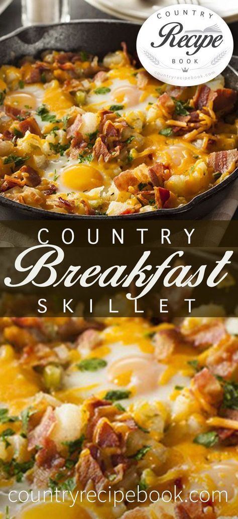 Get your metabolism off to the right start with this Country Breakfast Skillet Recipe Country Breakfast Skillet, Breakfast Skillet Recipes, Breakfast Bakes, School Meal, Breakfast Sides Dishes, Menu Sarapan Sehat, Country Breakfast, Breakfast Enchiladas, Recipes Skillet