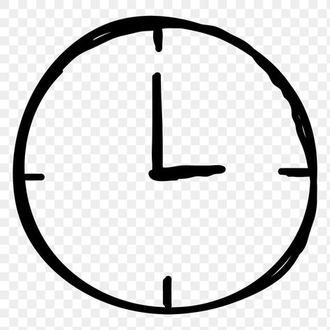 Simple Clock Drawing, Clock Drawing Simple, Clock Doodle, Clock Png, Clock Drawings, Time Icon, Clock Painting, Clock Icon, Steel Bike