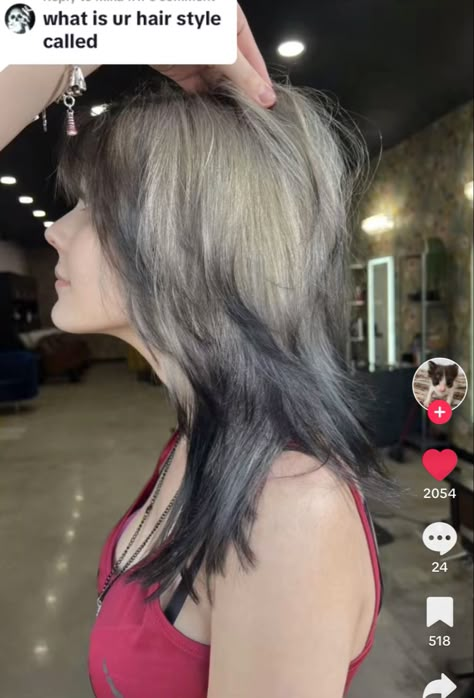 Layered Hair Alt, Emo Layered Hair, Emo Hair Dye, Platinum Hair Dye, Cute Hair Colors, Bob Haircut With Bangs, Platinum Hair, Hair Stylies, Haircuts Straight Hair