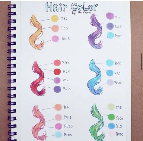 Copic Markers Tutorial, Art Markers Drawing, Color Theory Art, Copic Marker Art, Drawing Hair Tutorial, 얼굴 드로잉, Digital Art Beginner, Coloring Tutorial, Marker Drawing