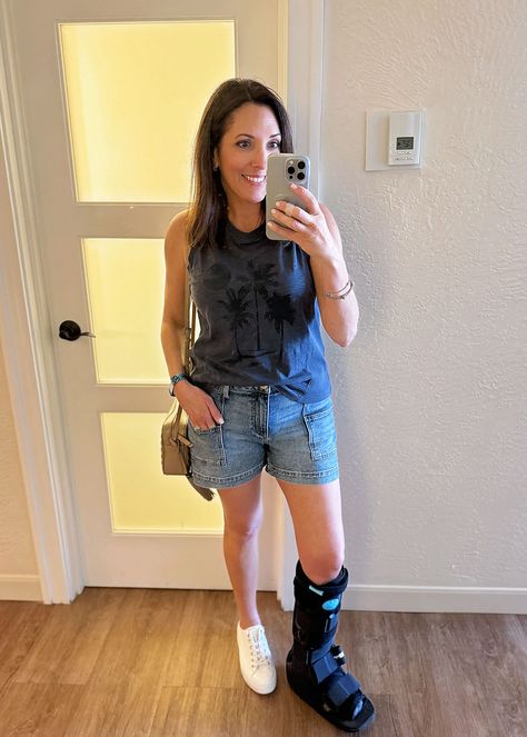 What I Wore in Florida (Medical Boot Edition) Pack For Florida, Medical Boot, Summer Boots Outfit, Jolynne Shane, Ankle Injury, Outfits To Wear, Beauty Hair Makeup, My Days, Amazon Beauty Products