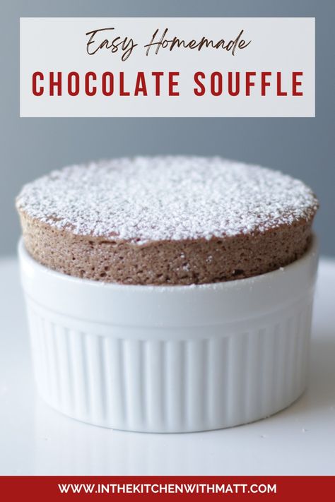 Learn how to make a delicious chocolate souffle at home. This homemade chocolate souffle recipe is easy to make and tastes amazing. It is a very impressive dessert to make for friends and family.   #chocolatesouffle #souffle #dessertideas #dessert Chocolate Souffle Recipes, Souffle Recipes Dessert, Chocolate Souffle Recipe, Souffle Recipe, Impressive Dessert, Homemade Chocolate Truffles, Classic French Desserts, Dessert Truffles, Dessert To Make