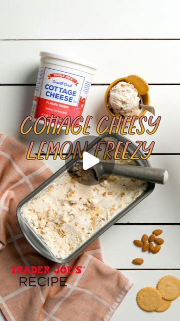 Trader Joe’s Lemon Curd Recipes, Dry Cottage Cheese, Lemon Curd Cake, Lemon Curd Recipe, Trader Joes Recipes, Cheese Curds, Ice Cream Cookies, Lemon Cookies, Lemon Curd