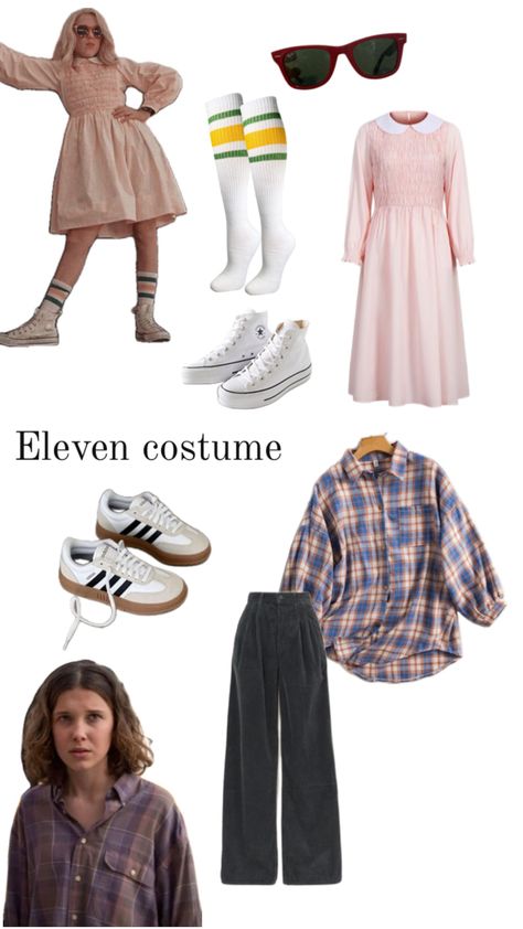 Eleven From Stranger Things Costume, Stranger Things Joyce Costume, Eleven Stranger Things Halloween Costume, Eleven Costume Stranger Things, Eleven Stranger Things Halloween, Eleven Stranger Things Costume Season 3, Eleven Halloween Costume, Eleven Stranger Things Costume, Eleven Costume