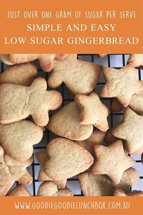 Your kids will love to help you bake this Simple and Easy Low Sugar Gingerbread. A quick one bowl recipe that is low in sugar but still has that sweet and spicy trademark taste. #gingerbread #gingerbreadcookies #gingerbreadmen #lowsugargingerbread #lowsugarbaking #bakingwithkids #easygingerbread #quickgingerbread #christmascookies #lowsugarcookies #healthychristmas Low Sugar Baking, Low Sugar Cookies, Healthy Christmas Cookies, Easy Gingerbread Cookies, Cookies Aesthetic, Chewy Gingerbread Cookies, Easy Gingerbread, Cookies Gingerbread, Simple Sugar