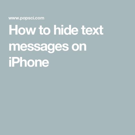 How to hide text messages on iPhone Iphone Texts, Military Robot, Person Icon, Invisible Ink, Tech Hacks, Hidden Messages, Hidden Message, Text Conversations, Messaging App