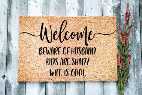 Snarky Door Mat, Cute Welcome Mat, Cute Door Mats, Door Mat Funny, Funny Door Mat, Apartment Hall, Cool Doormats, Hall Rugs, Funny Doormats