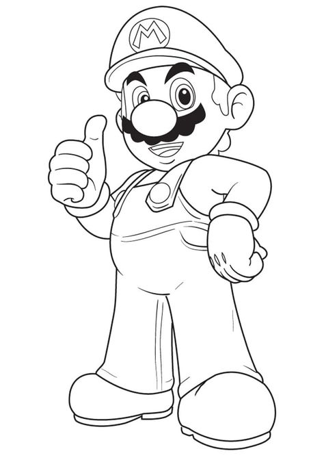 Dibujos Mario Bros para colorear - 100 imágenes se imprimen gratis Super Mario Bros 1985, Mario Coloring, Super Mario Coloring Pages, Mario Y Luigi, Mario E Luigi, Super Mario Birthday Party, Mario Coloring Pages, Drawing Programs, Mario Birthday