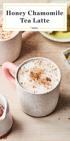 Recipe: Honey Chamomile Tea Latte — Recipes from The Kitchn Chamomile Tea Latte, Warm Drinks Recipes, Books And Tea, Tea Latte Recipe, Hot Drinks Recipes, Tea Drink Recipes, Ground Beef Stroganoff, Cozy Drinks, Latte Recipe