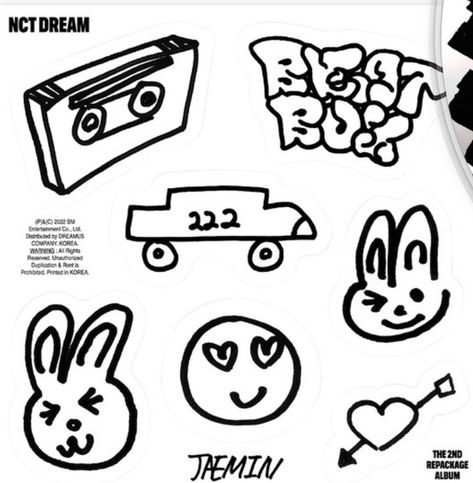 Nct Dream Beatbox Sticker, Nct Dream Beatbox Aesthetic, Nct Members Tattoo, Nct Drawing Easy, Nct Dream Tattoo Ideas, Nct Dream Drawing, Nct Dream Tattoo, Nct Widget, Nct Stickers