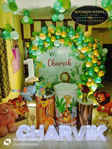 Jungle Theme Birthday Decoration Ideas Jungle Safari Birthday Party Decoration At Home, Simple Jungle Theme Decorations, Jungle Book Birthday Party Decorations, Jungle Book Theme Birthday Party, Jungle Theme Birthday Party Decorations At Home, Jungle Theme Birthday Decoration, Jungle Theme Decoration Ideas, Simple Birthday Decorations At Home, Jungle Birthday Theme