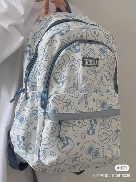 Cute Aesthetic Bags For School, Bagpack Aesthetic School, Ransel Aesthetic, Aesthetic Schoolbag, Aesthetic Bags For School, Aesthetic Bookbag, Korean School Bag, Bookbag Aesthetic, Cute Bookbags