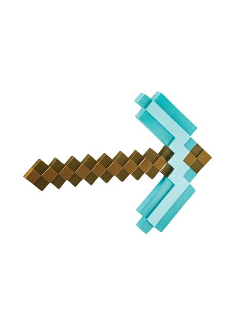 Minecraft Pickaxe in One Colour Minecraft Pickaxe, Minecraft Accessories, Minecraft Costumes, Video Game Costumes, The Creeper, Some Games, Game Costumes, Fancy Dress Accessories, Play Toys