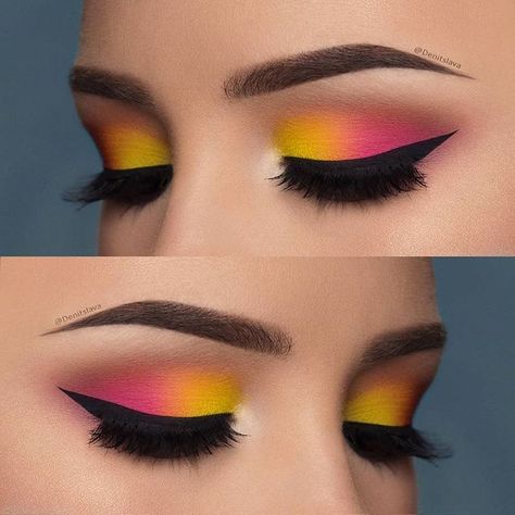 gorgeous colors Pink Eye Makeup Looks, Coachella Makeup, Mekap Mata, Video Makeup, Pink Eye Makeup, Smink Inspiration, Eye Makeup Steps, Beautiful Eye Makeup, Makijaż Smokey Eye