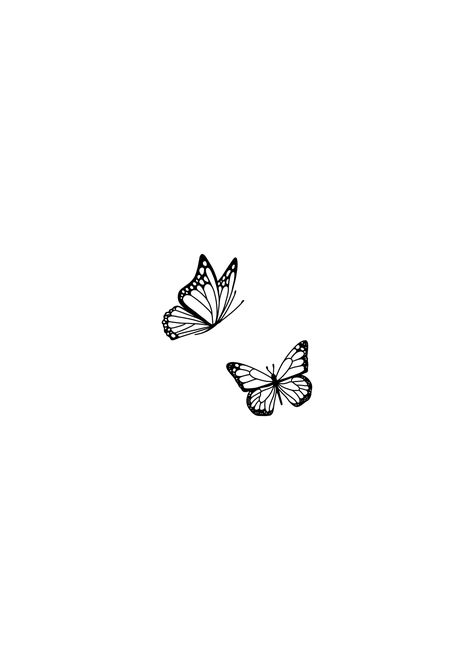 Butterfly Drawing For Tattoo, 2 Small Butterflies Tattoo, Butterfly And Clouds Tattoo, Tiny Butterfly Tattoos For Women, Dainty Monarch Butterfly Tattoo, Subtle Butterfly Tattoo, Butterfly Thumb Tattoo, Fine Line Monarch Butterfly Tattoo, Butterfly Tattoo Designs Drawing