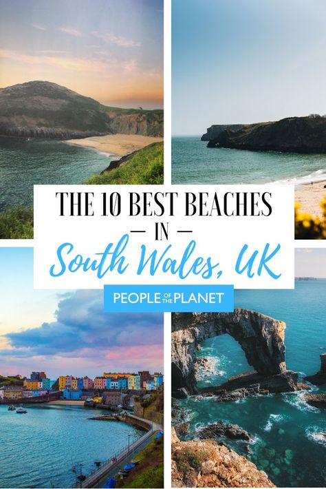 10 Beaches suitable for a holiday all year round in South Wales, UK. Pembrokeshire coast beaches have been voted some of the best in the world by many and often even compared to Portuguese and Italian paradises. Here's the top 10 beaches in south west Wales and where to stay to make the most of them! #UKDestinations #UKTravel #Wales #SouthWalesUKBeaches #PembrokeshireCoast Walking Ideas, Wales Beach, Wales Holiday, Pembrokeshire Wales, Uk Beaches, Visit Uk, Pembrokeshire Coast, North Europe, Wales Travel