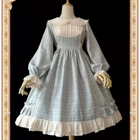 Gaun Abad Pertengahan, Lolita Outfits, Old Fashion Dresses, Kawaii Dress, Lolita Dress, Gothic Lolita, Mode Vintage, Lolita Fashion, Kawaii Fashion